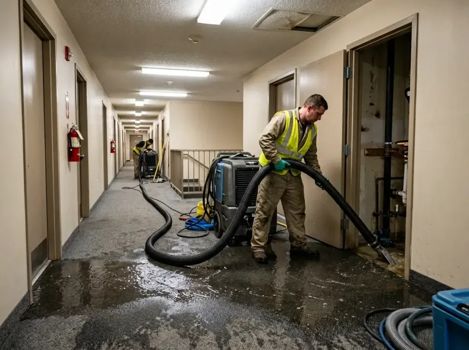 multi-unit-apartment-hallway-f-005 — frequently asked questions, Emergency Burst Pipe Water Extraction & Removal in Fresno,…